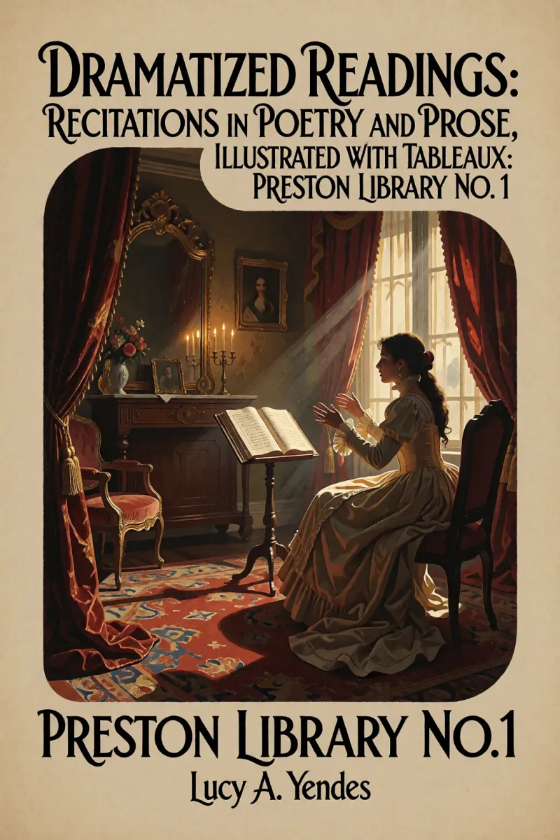 Cover of Dramatized Readings: Recitations in Poetry and Prose, Illustrated with Tableaux: Preston Library No. 1 by Lucy A. Yendes