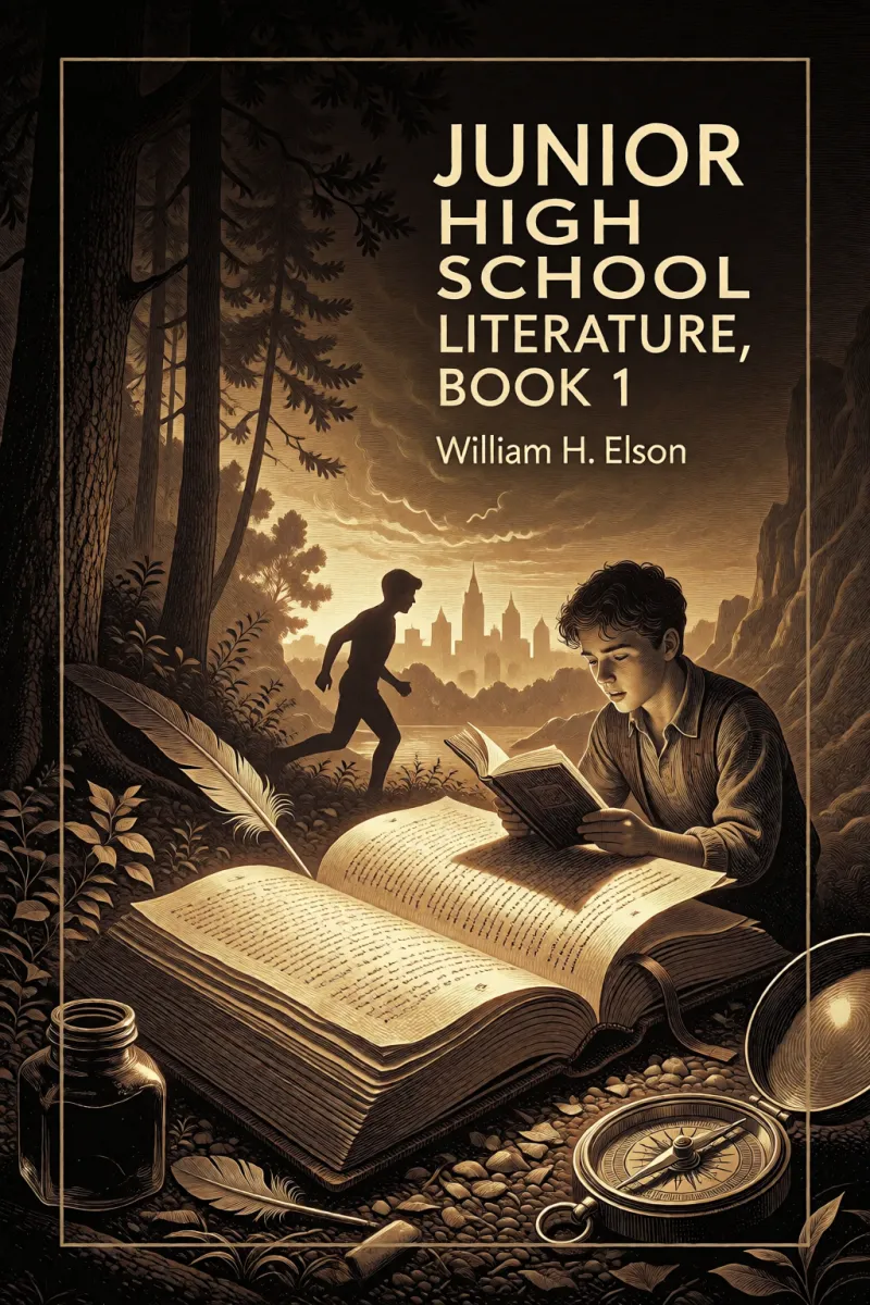 Cover of Junior High School Literature, Book 1 by William H. Elson