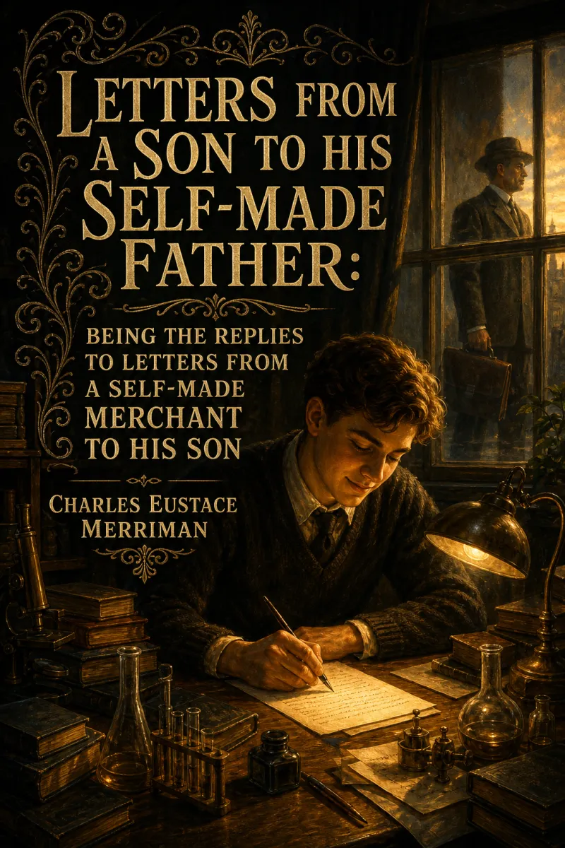 Cover of Letters from a Son to His Self-Made Father: Being the Replies to Letters from a Self-Made Merchant to His Son by Charles Eustace Merriman