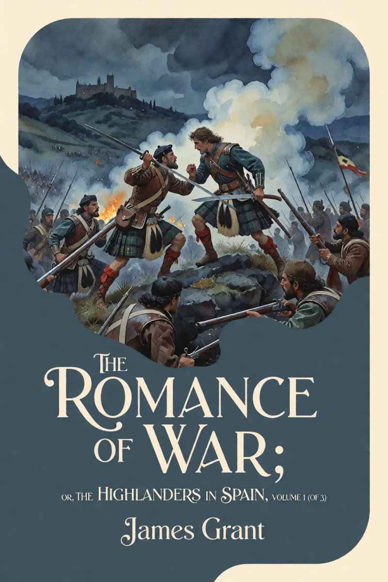 Cover of The Romance of War; or, The Highlanders in Spain, Volume 1 (of 3) by James Grant