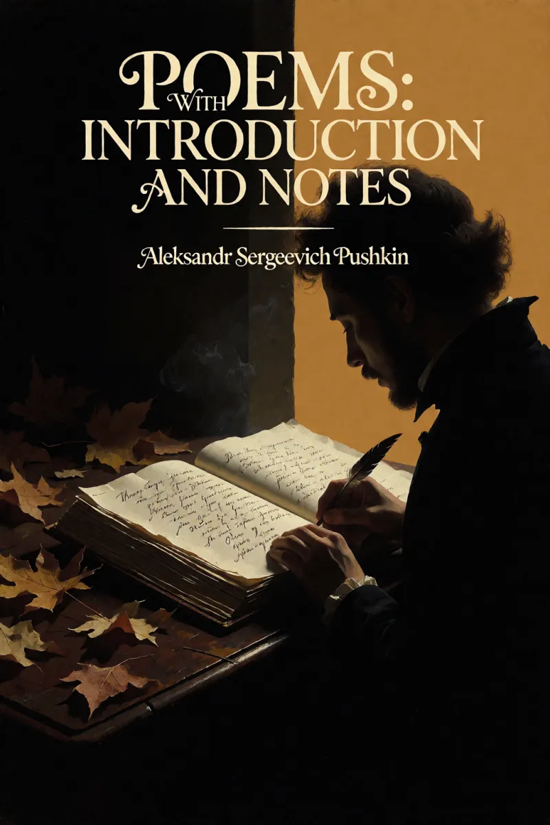 Cover of Poems: With Introduction and Notes by Aleksandr Sergeevich Pushkin