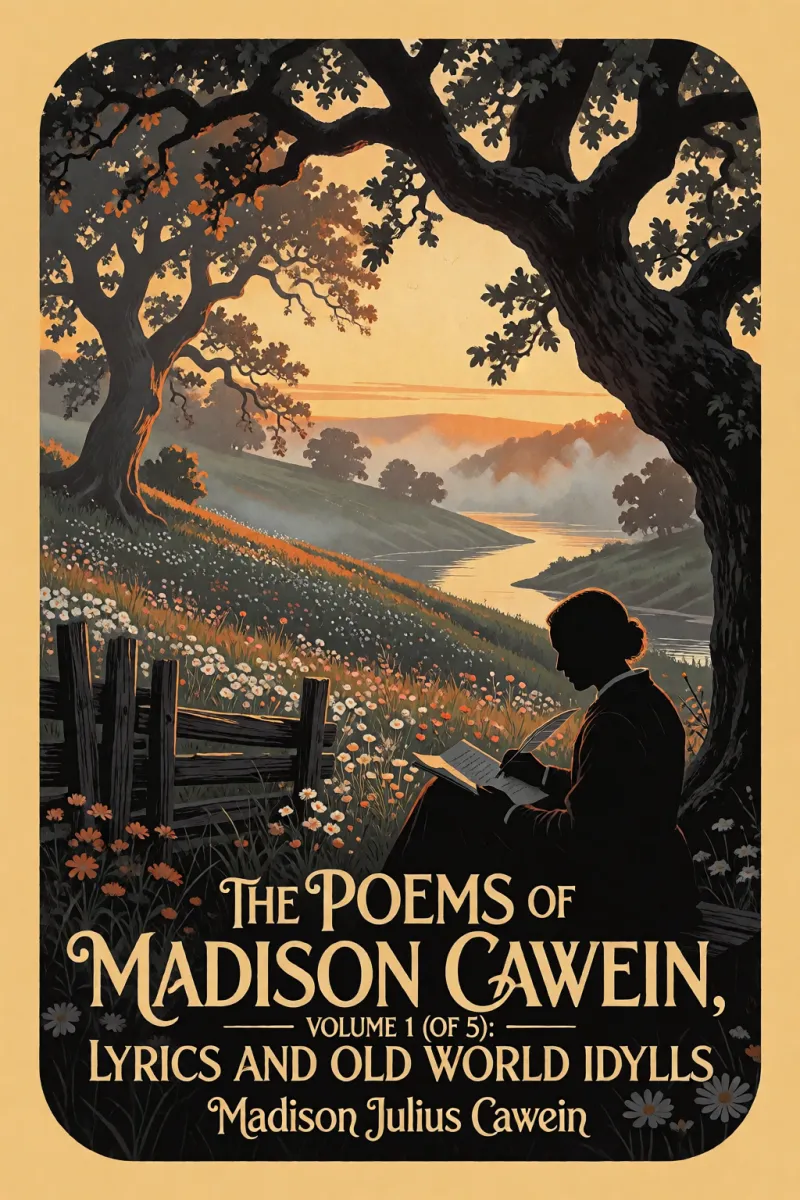 Cover of The Poems of Madison Cawein, Volume 1 (of 5): Lyrics and old world idylls by Madison Julius Cawein