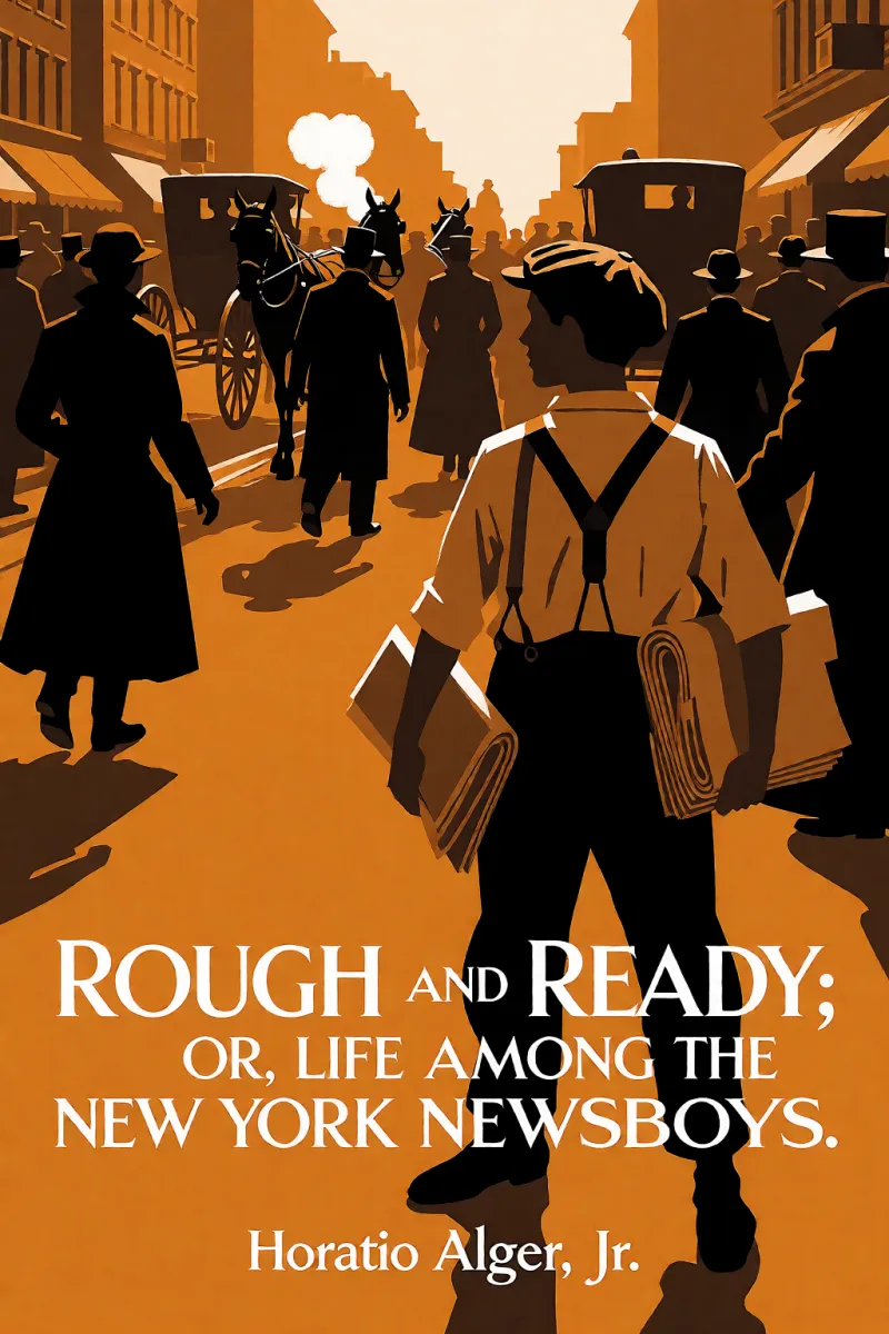 Cover of Rough and Ready; Or, Life Among the New York Newsboys by Horatio Alger, Jr.