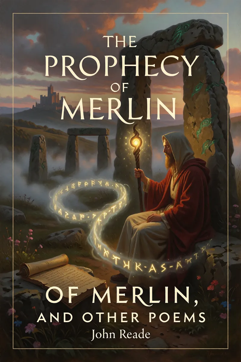 Cover of The Prophecy of Merlin, and Other Poems by John Reade