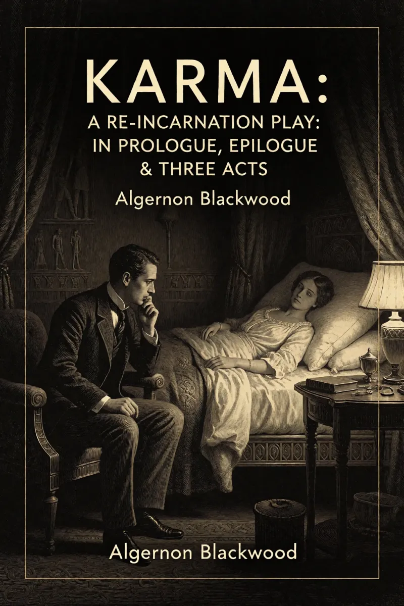 Cover of Karma: A Re-incarnation Play: In Prologue, Epilogue & Three Acts by Algernon Blackwood