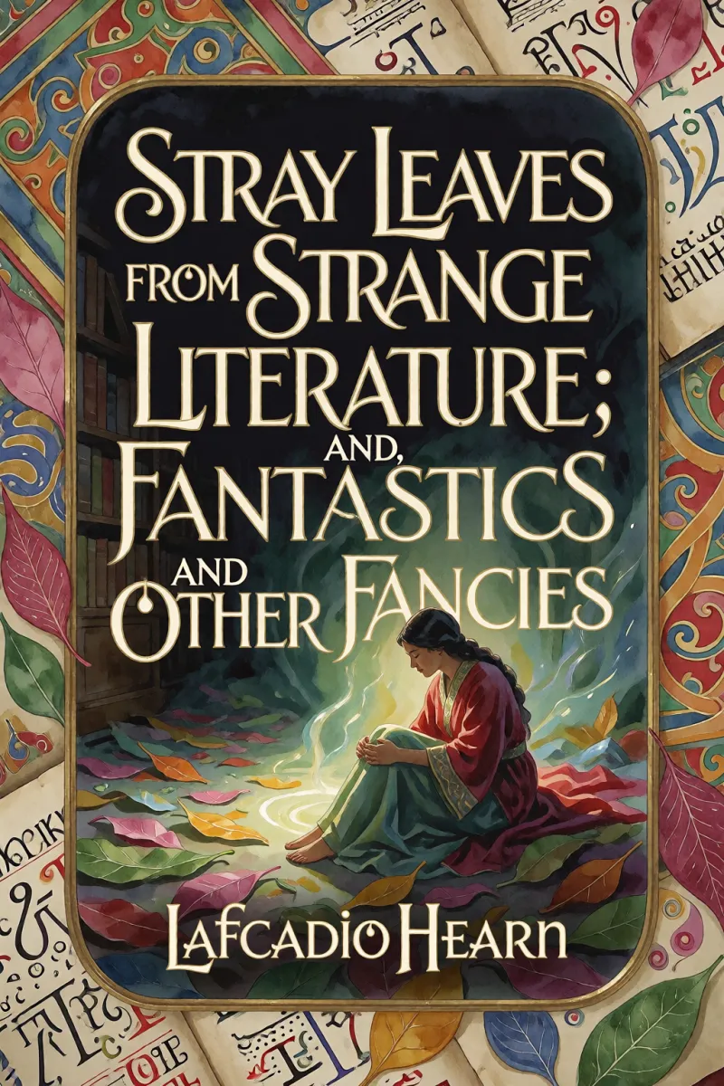 Cover of Stray leaves from strange literature; and, Fantastics and other fancies by Lafcadio Hearn