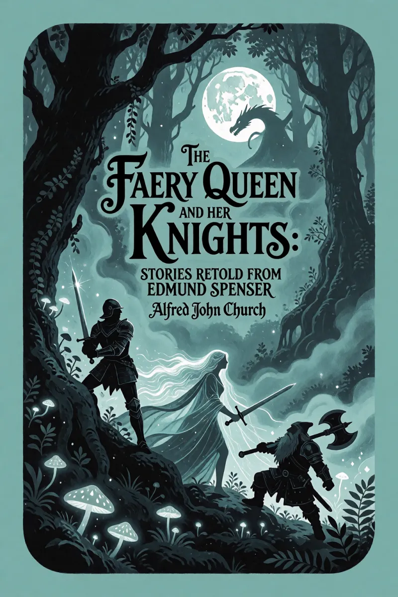 Cover of The Faery Queen and Her Knights: Stories Retold from Edmund Spenser by Alfred John Church
