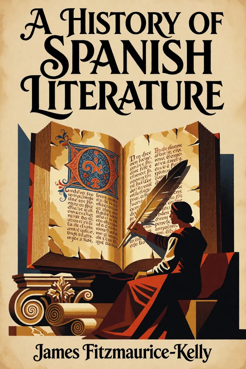 Cover of A History of Spanish Literature by James Fitzmaurice-Kelly