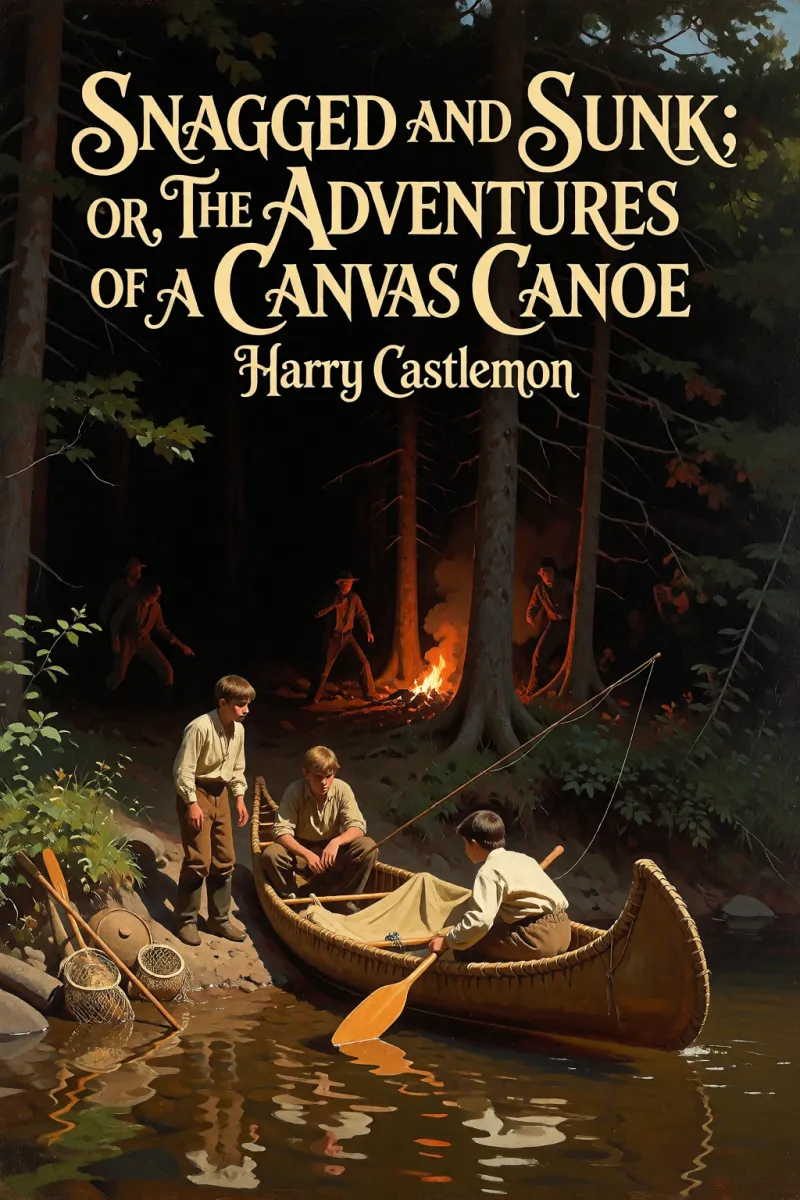 Cover of Snagged and Sunk; Or, The Adventures of a Canvas Canoe by Harry Castlemon
