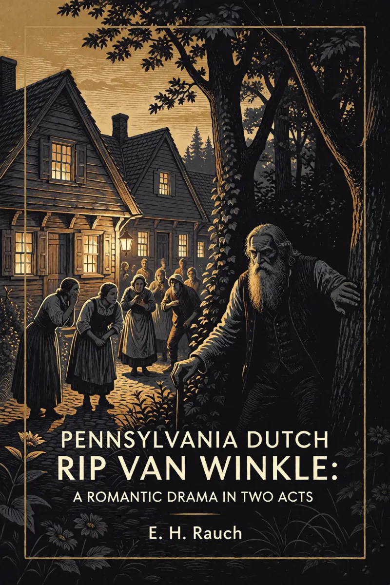 Cover of Pennsylvania Dutch Rip Van Winkle: A romantic drama in two acts by E. H. Rauch