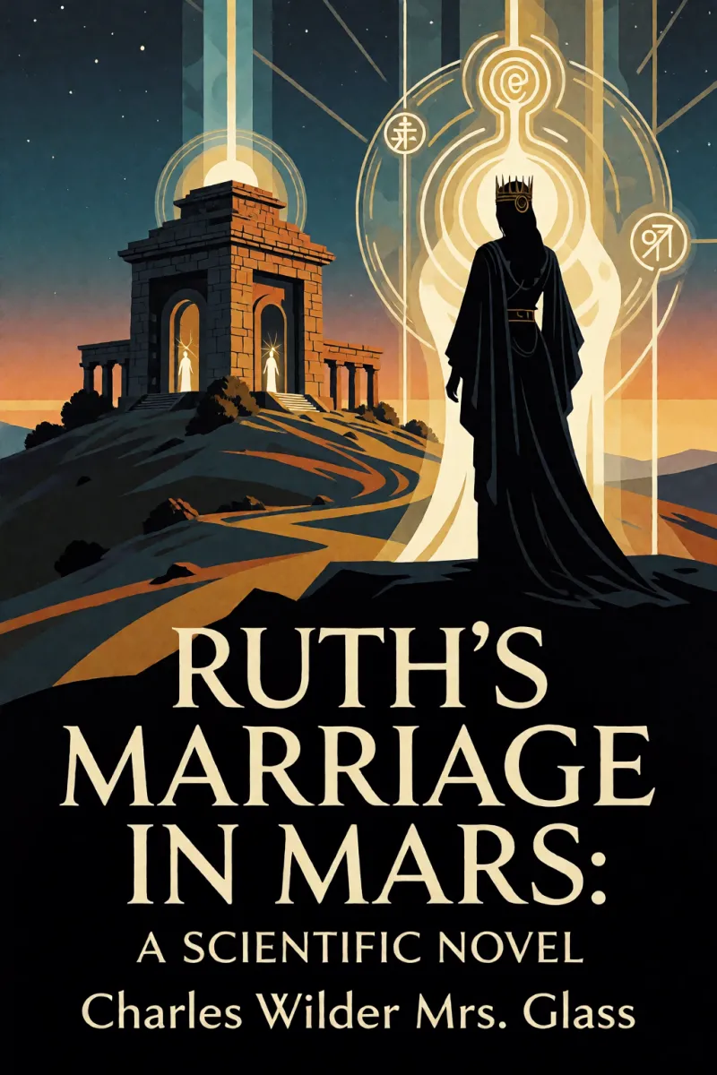 Cover of Ruth's Marriage in Mars: A Scientific Novel by Charles Wilder Mrs. Glass
