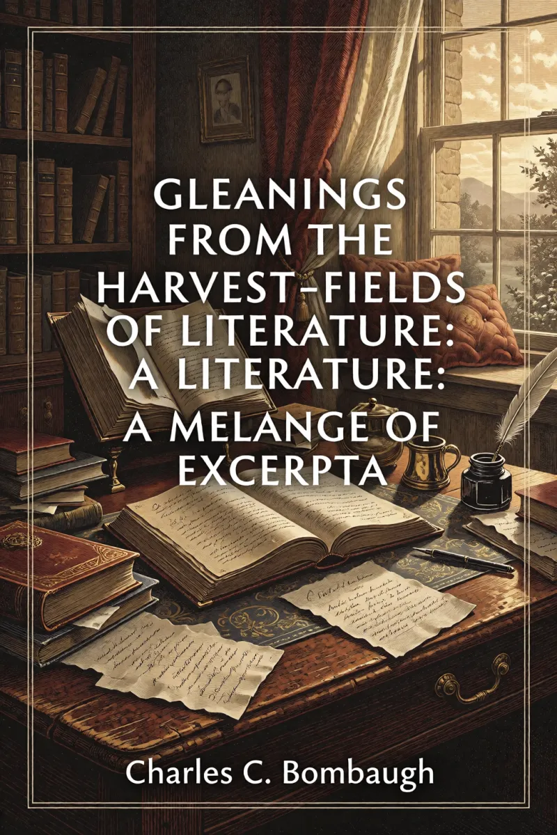 Cover of Gleanings from the Harvest-Fields of Literature: A Melange of Excerpta by Charles C. Bombaugh
