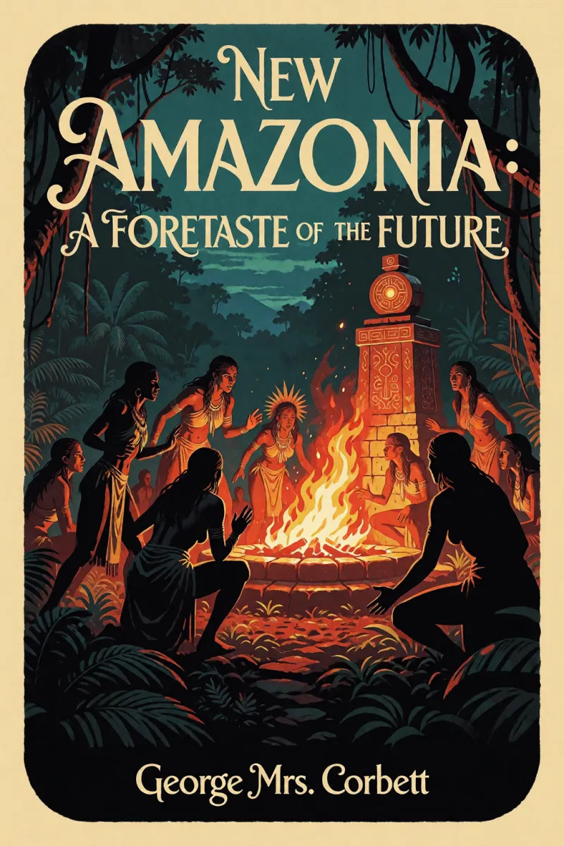 Cover of New Amazonia: A Foretaste of the Future by George Mrs. Corbett
