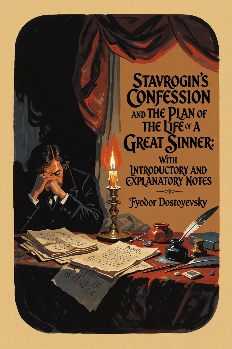 Cover of Stavrogin's Confession and The Plan of The Life of a Great Sinner: With Introductory and Explanatory Notes by Fyodor Dostoyevsky