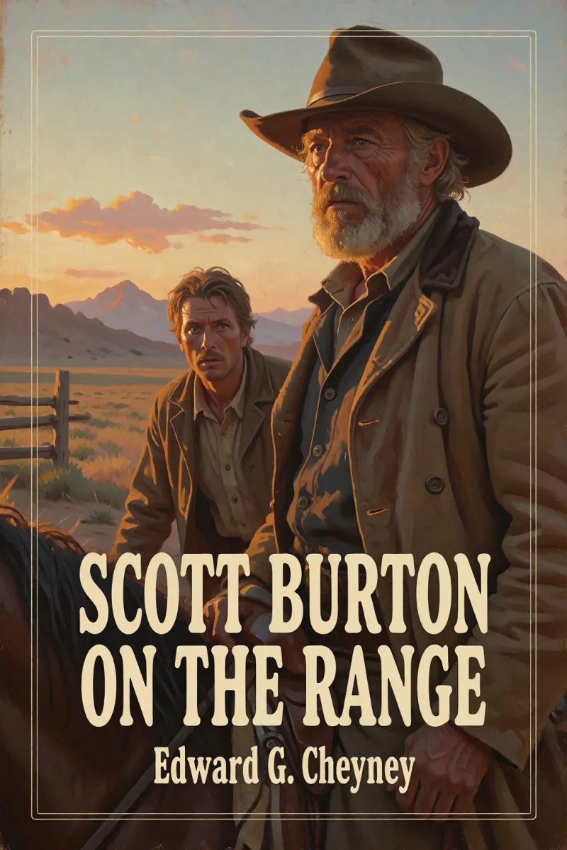 Cover of Scott Burton on the Range by Edward G. Cheyney