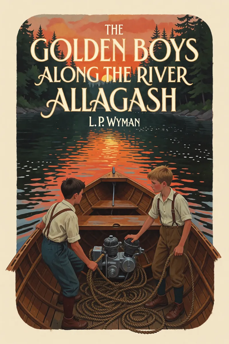Cover of The Golden Boys Along the River Allagash by L. P. Wyman