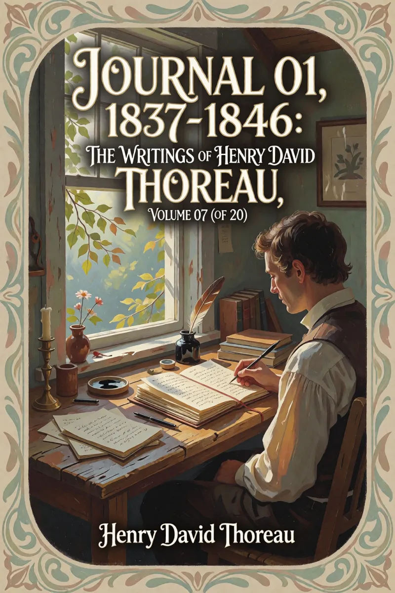 Cover of Journal 01, 1837-1846: The Writings of Henry David Thoreau, Volume 07 (of 20) by Henry David Thoreau