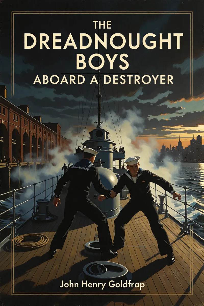 Cover of The Dreadnought Boys Aboard a Destroyer by John Henry Goldfrap