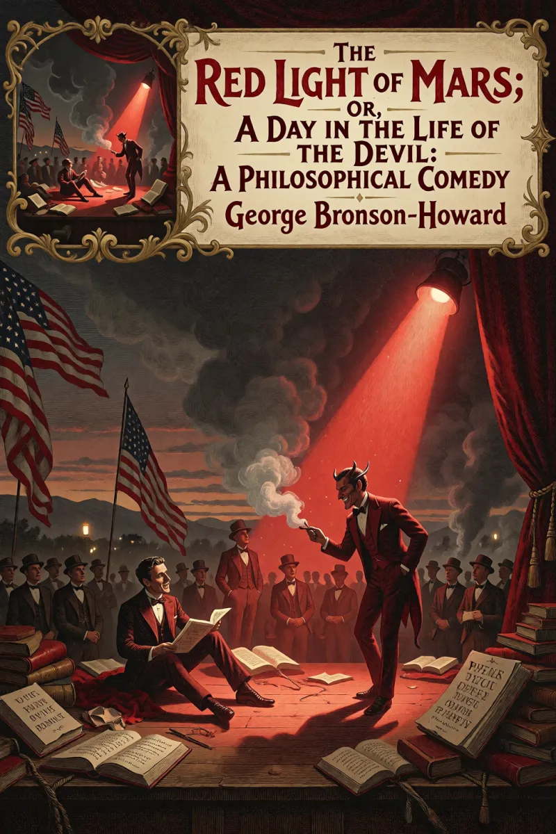 Cover of The Red Light of Mars; or, A Day in the Life of the Devil: A Philosophical Comedy by George Bronson-Howard