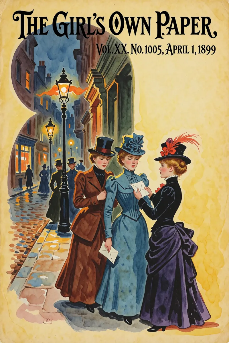 Cover of The Girl's Own Paper, Vol. XX. No. 1005, April 1, 1899 by Various