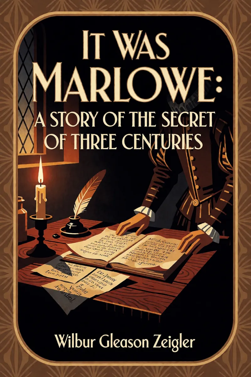 Cover of It Was Marlowe: A Story of the Secret of Three Centuries by Wilbur Gleason Zeigler