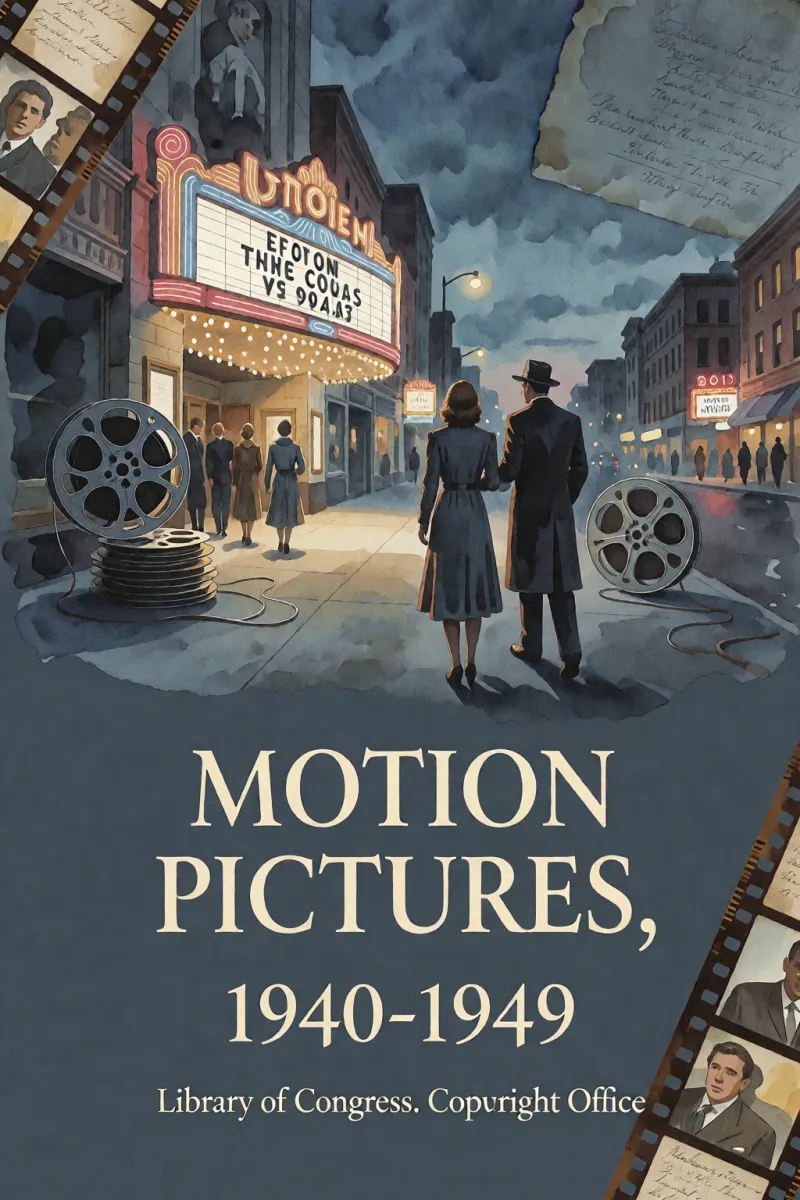 Cover of Motion pictures, 1940-1949 by Library of Congress. Copyright Office