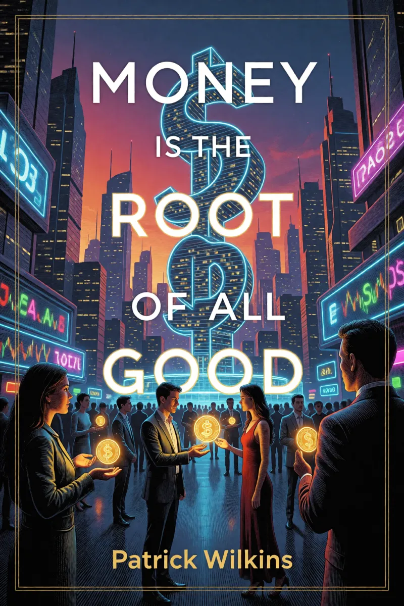 Cover of Money is the Root of All Good by Patrick Wilkins