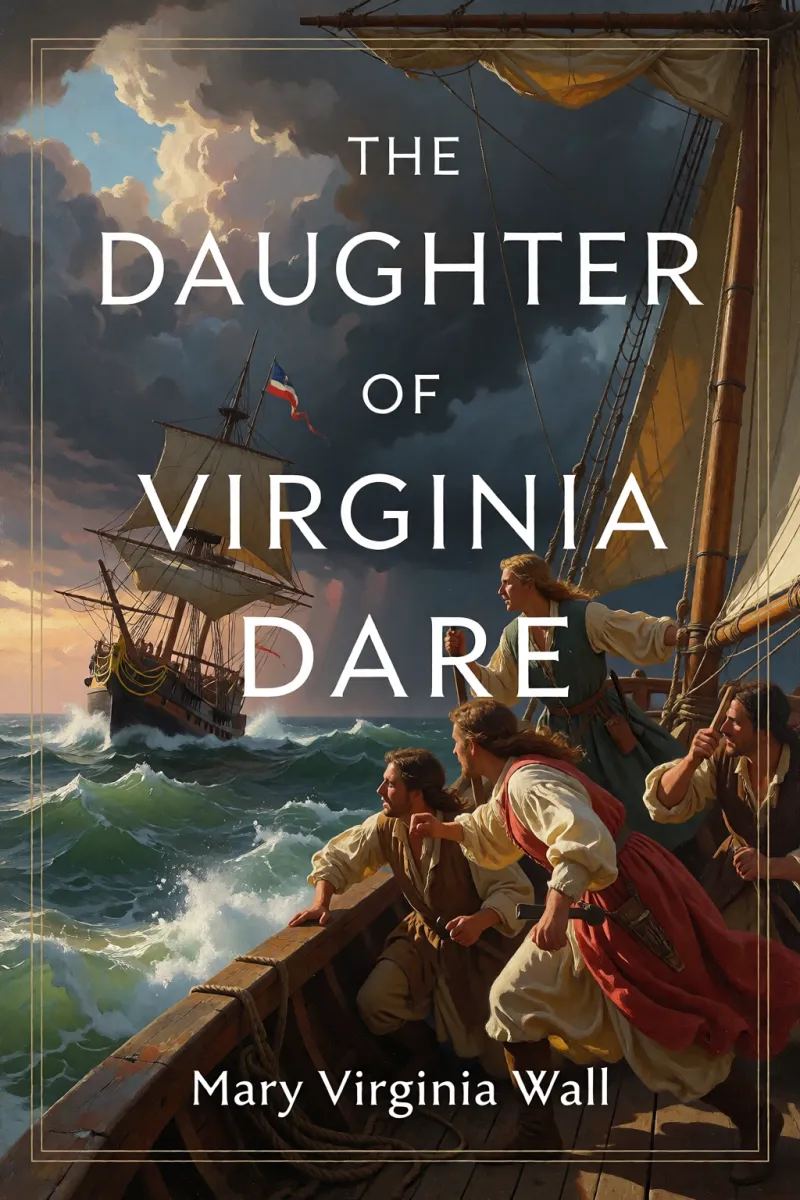 Cover of The Daughter of Virginia Dare by Mary Virginia Wall