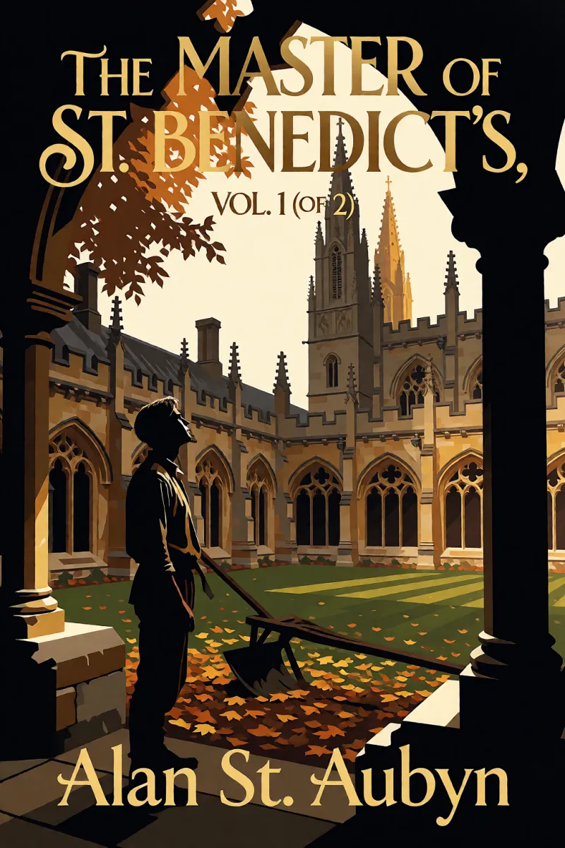 Cover of The master of St. Benedict's, Vol. 1 (of 2) by Alan St. Aubyn