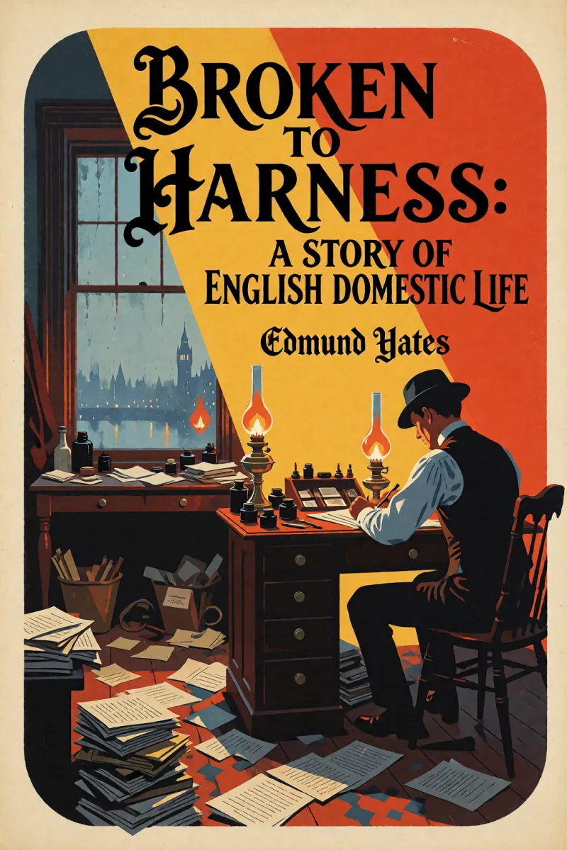 Cover of Broken to Harness: A Story of English Domestic Life by Edmund Yates