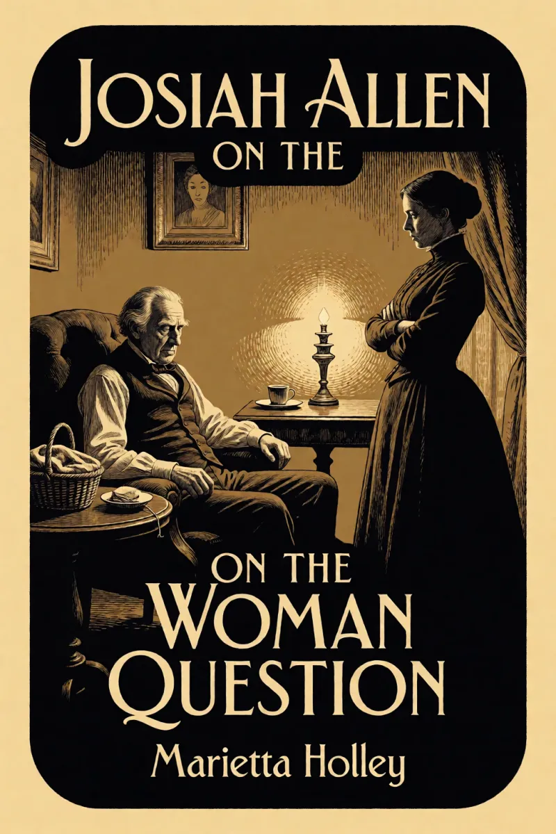 Cover of Josiah Allen on the Woman Question by Marietta Holley
