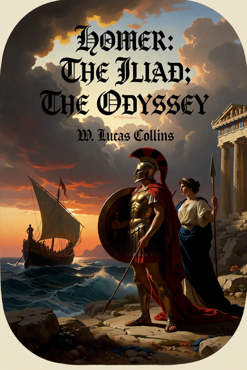 Cover of Homer: The Iliad; The Odyssey by W. Lucas Collins