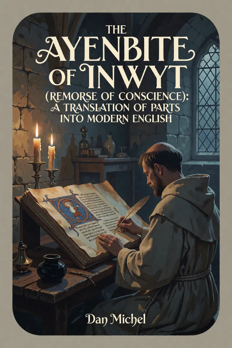 Cover of The Ayenbite of Inwyt (Remorse of Conscience): A Translation of Parts into Modern English by Dan Michel