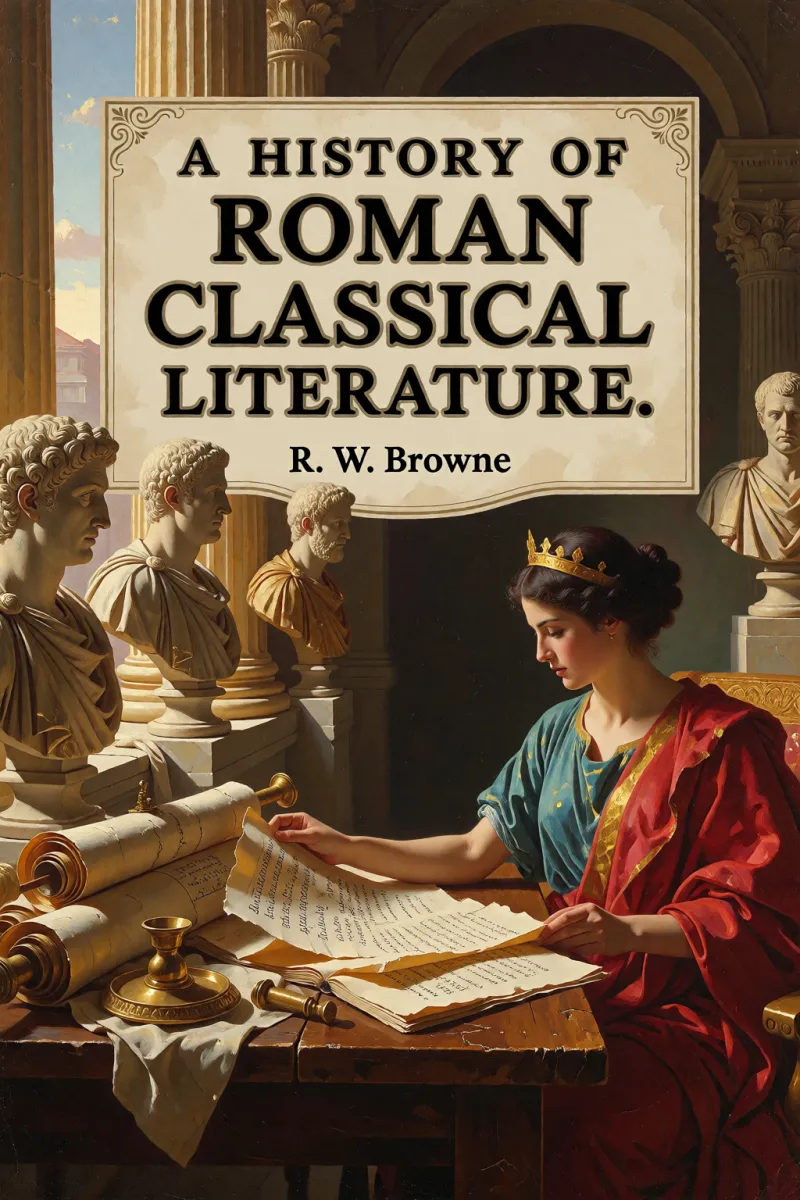 Cover of A History of Roman Classical Literature. by R. W. Browne