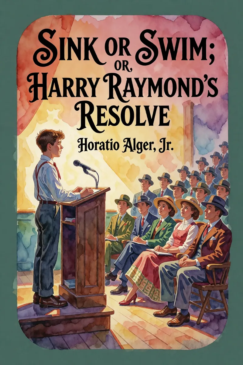 Cover of Sink or Swim; or, Harry Raymond's Resolve by Horatio Alger, Jr.