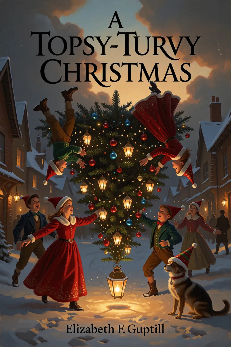 Cover of A Topsy-Turvy Christmas by Elizabeth F. Guptill