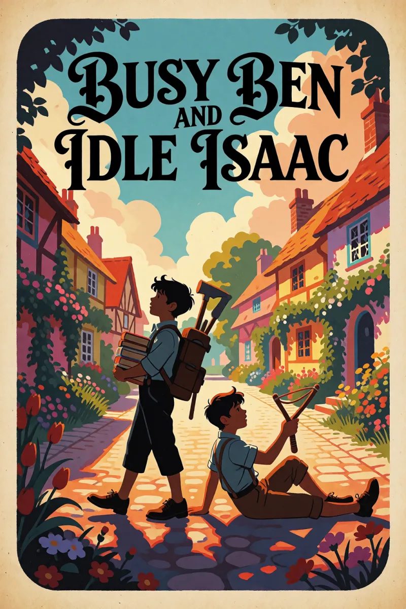 Cover of Busy Ben and Idle Isaac by Unknown
