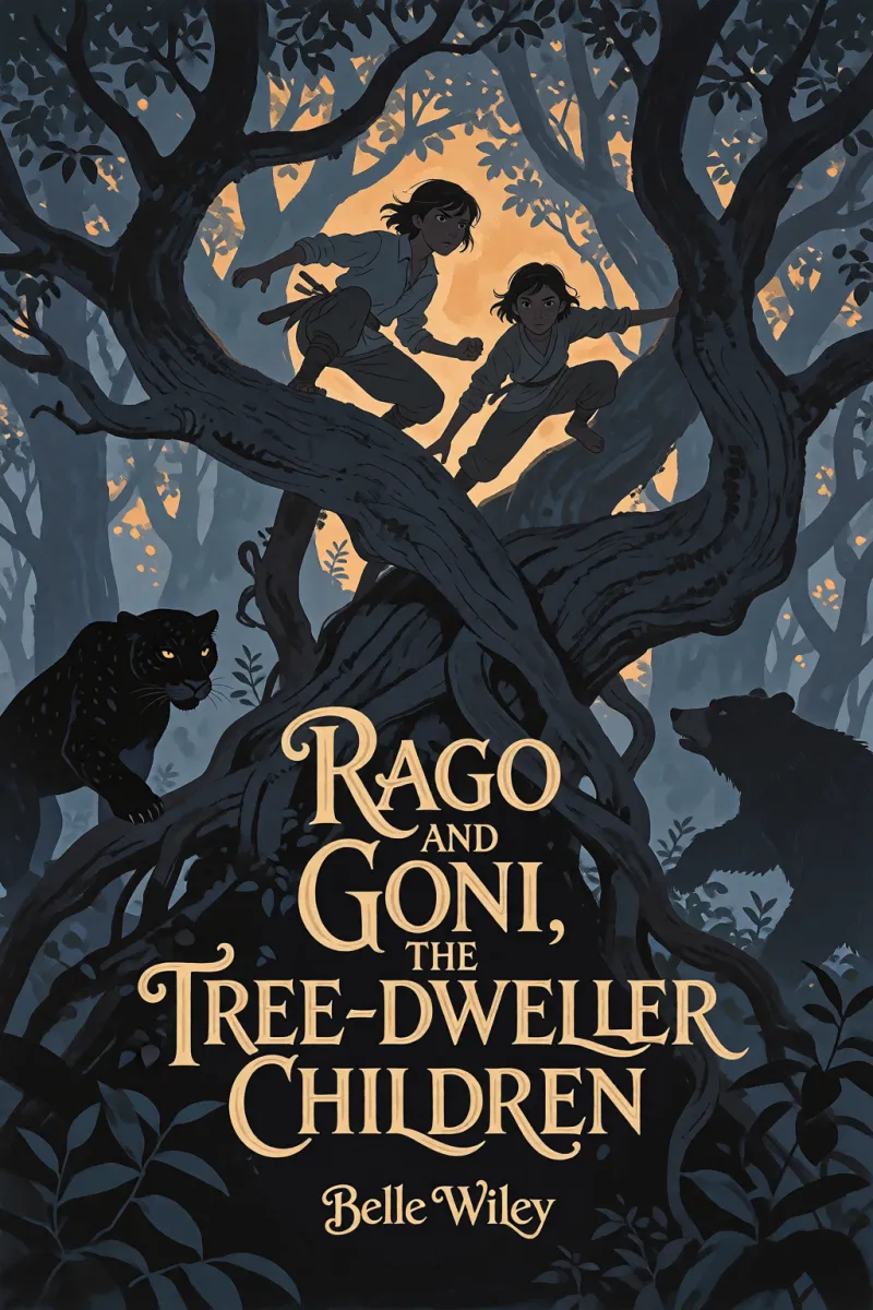 Cover of Rago and Goni, the Tree-Dweller Children by Belle Wiley