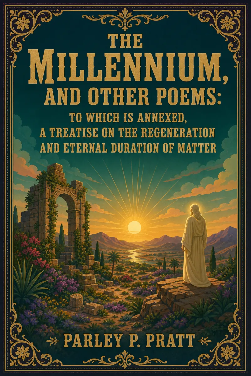 Cover of The Millennium, and Other Poems: To Which is Annexed, a Treatise on the Regeneration and Eternal Duration of Matter by Parley P. Pratt