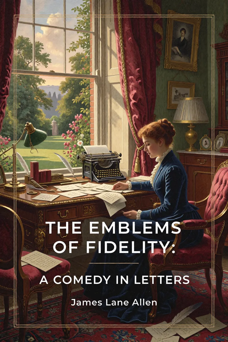 Cover of The Emblems of Fidelity: A Comedy in Letters by James Lane Allen