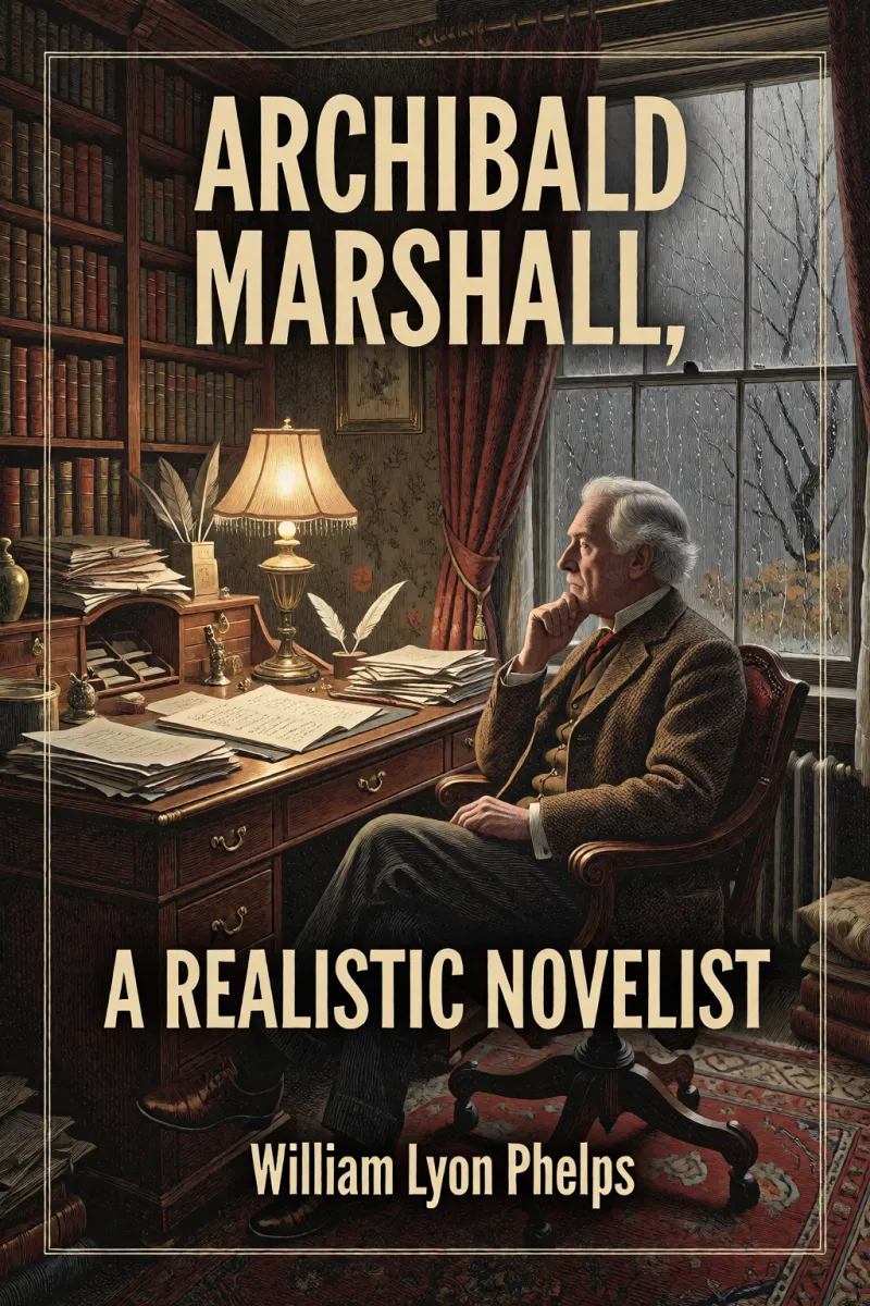 Cover of Archibald Marshall, a Realistic Novelist by William Lyon Phelps