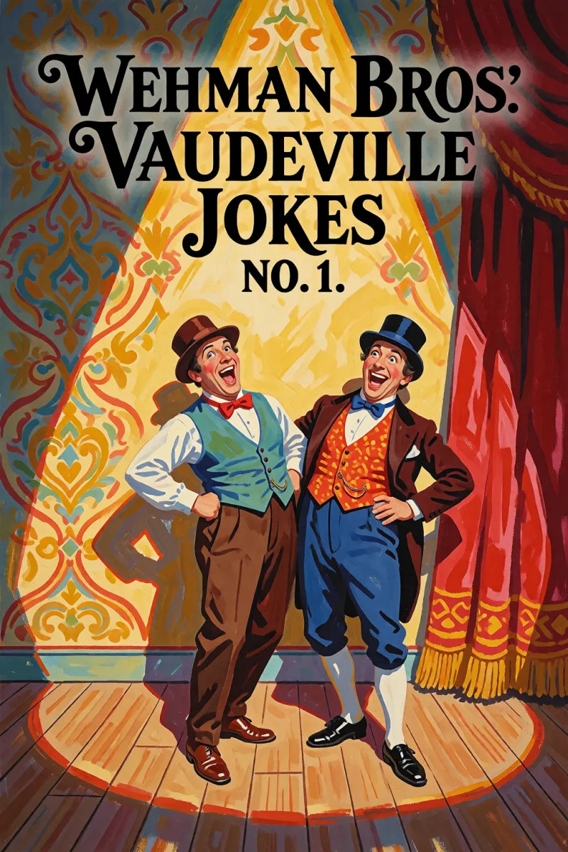 Cover of Wehman Bros.' Vaudeville Jokes No. 1. by Anonymous