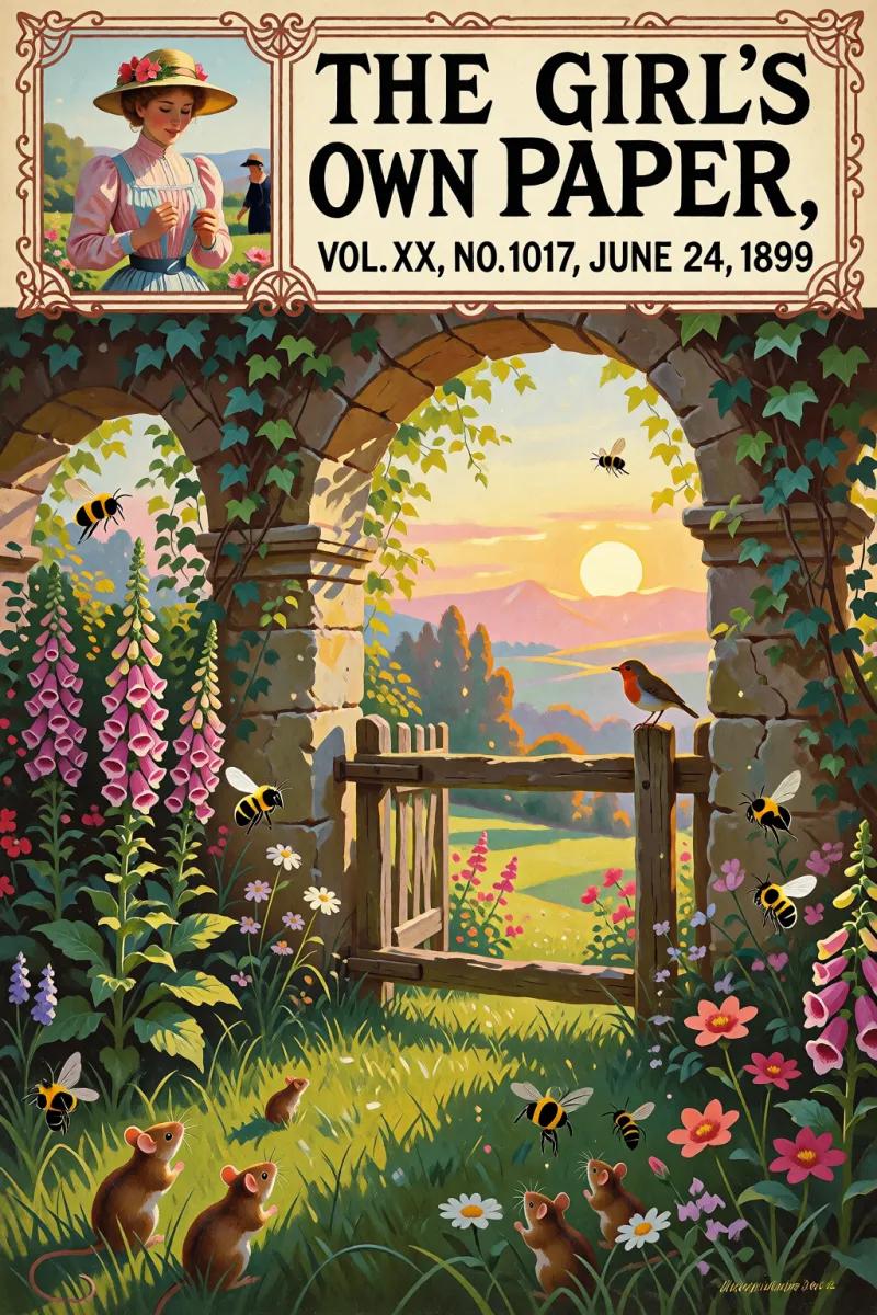 Cover of The Girl's Own Paper, Vol. XX, No. 1017, June 24, 1899 by Various