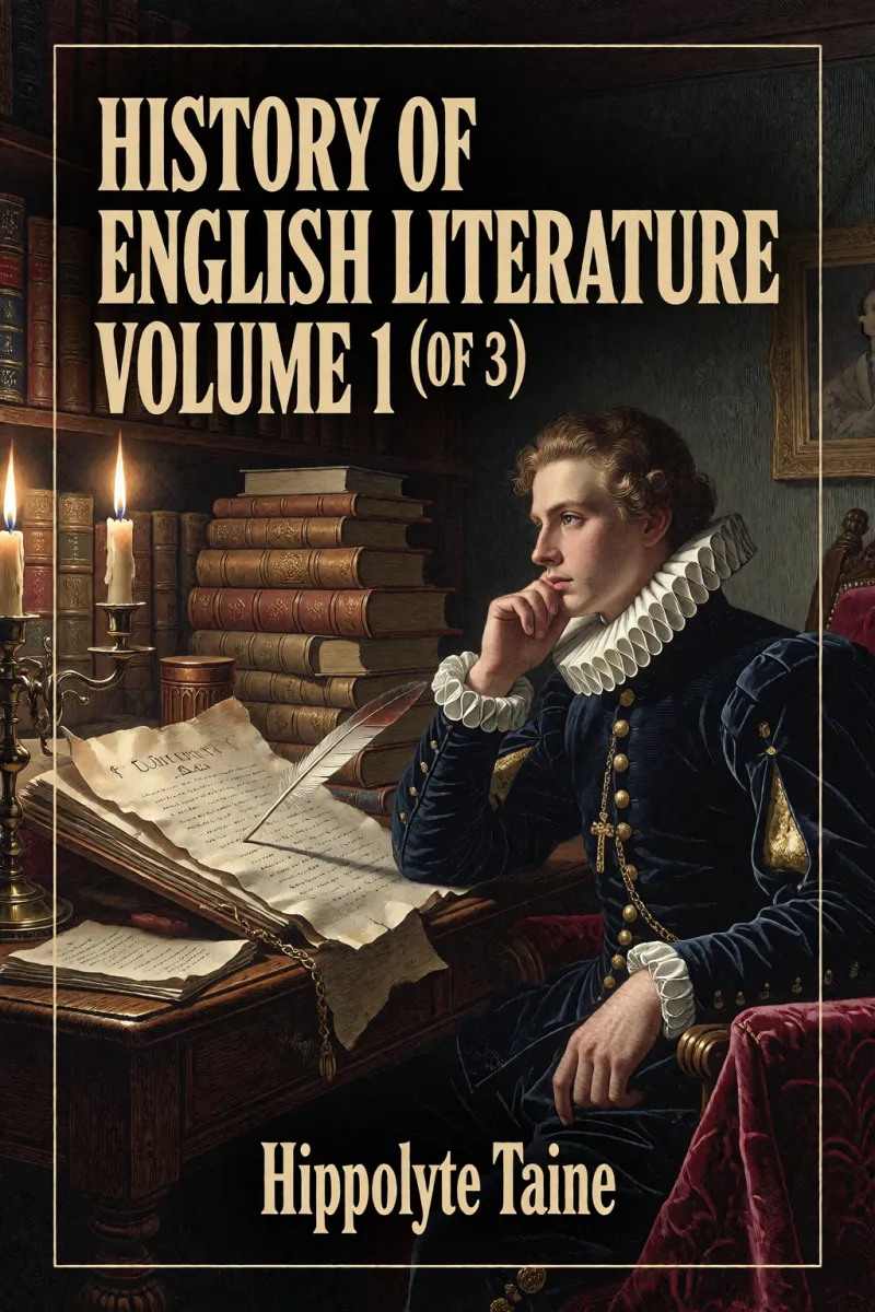 Cover of History of English Literature Volume 1 (of 3) by Hippolyte Taine