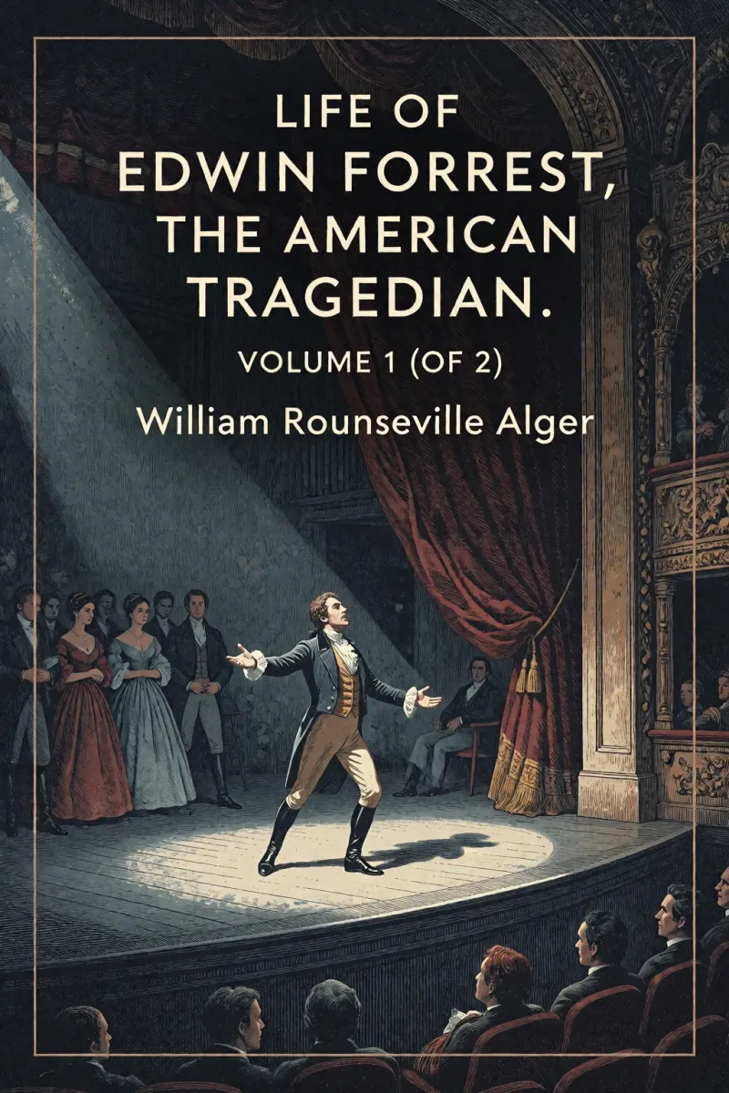 Cover of Life of Edwin Forrest, the American Tragedian. Volume 1 (of 2) by William Rounseville Alger