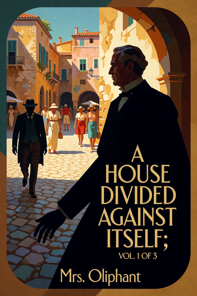 Cover of A House Divided Against Itself; vol. 1 of 3 by Mrs. Oliphant
