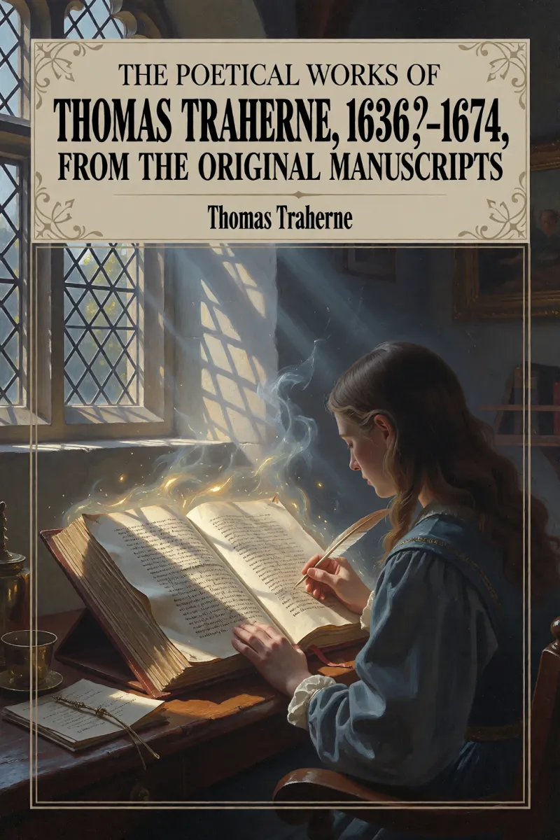Cover of The Poetical Works of Thomas Traherne, 1636?-1674, from the original manuscripts by Thomas Traherne