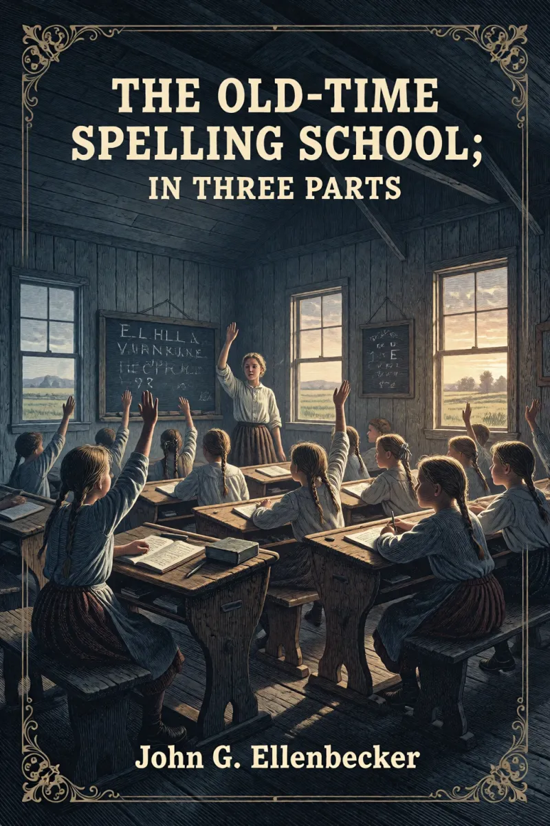 Cover of The Old-Time Spelling School; In Three Parts by John G. Ellenbecker