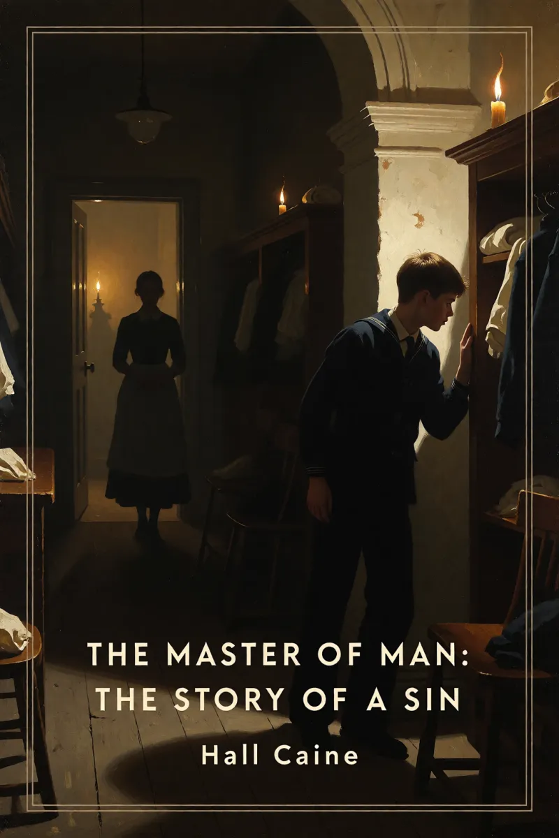 Cover of The Master of Man: The Story of a Sin by Hall Caine