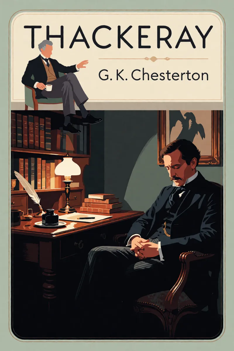 Cover of Thackeray by G. K. Chesterton